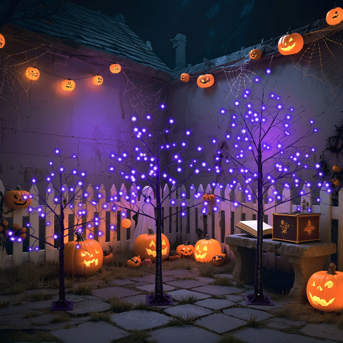 Halloween LED Trees – 3 Sizes, Perfect Decoration